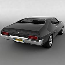 These specials were based on the falcon 500 hardtop, with decals and other bolt on options, such as the gt bonnet. 3d 3ds Ford Aus Falcon Muscle Cars Ford Falcon Australian Cars