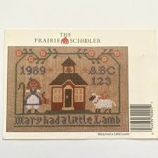 Sailboat, ocean boys room xstitch pattern this cross stitch pattern is a download and printable xstitch pattern for a bookmark featuring easy stitching. Prairie Schooler Mary Had A Little Lamb And 50 Similar Items