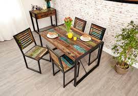 A dining room is a room for consuming food. Baumhaus Urban Chic Funky Dining Table Small Reclaimed Wood 5060164716846 Ebay