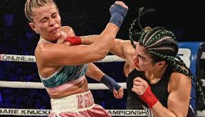 Paige vanzant competed in her second bare knuckle fighting championship fight this weekend at bkfc 19, and it once again did not go as planned. Ljzmnfta1yhs M