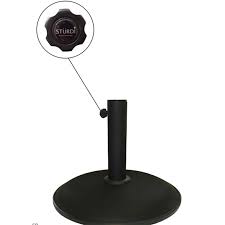 Heavy duty parasol bases with a massive range to choose from to fit all makes and style of parasol. Buy 25kg Black Sturdi Concrete Parasol Base