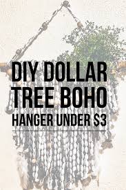 Luckily you can make dollar store decorations look amazing. Diy Easy Dollar Tree Boho Hanger Diy Living By Talisa Lindsay