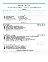 Top diesel mechanic cv examples + how to tips and tricks that will help your resume jump to the top of job applicants in the industry. Diesel Mechanic Resume Examples Myperfectresume