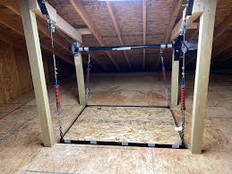 We're helping homeowner august mcwhirter organize her crowded garage by installing a versa lift remote controlled attic lift to make storing seldom used items in the attic easy, and building a drop zone bench with rollouts for shoes and hooks for coats and backpacks. The Attic Lift Posts Facebook