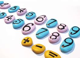 Puedes bajar el archivo en pdf para jugar en casa. Juego De Numeros Matematicos En Piedra Manualidades On