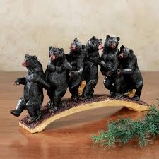 Follow The Leader Bear Table Sculpture Bear Decor Sculpture Bearfoots Bears