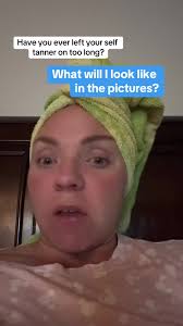 I left my self tanner