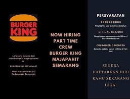 We did not find results for: Lowongan Crew Part Time Burger King Semarang Agustus 2021