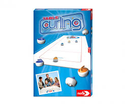 Curling definition, a game played on ice in which two teams of four players each compete in sliding curling stones toward a mark in the center of a circular target. Tisch Curling Family Games Brands Products Www Noris Spiele De