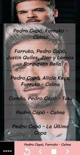 (c) 2018 sony music entertainment us latin llc. Pedro Capo Songs Wallpapers Para Android Apk Baixar