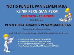 Pemakluman Terkini Pemakluman Penutupan Jabatan Kesihatan Negeri Pulau Pinang Facebook