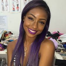 A great way to accentuate your natural hair color is to get lighter highlights. Purple Hair Black Girl Ideas Is This Color For You Human Hair Exim