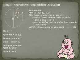 Soal identitas trigonometri penjumlahan dan selisih dua sudut. Trigonometri Jumlah Dan Selisih Dua Sudut Ppt Download