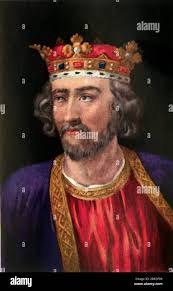 Edward i, (c1911). Re Edoardo i d'Inghilterra. "Da un ritratto inciso nel  British Museum". Pubblicato in "The Portrait Book of Our Kings and Queens  1066-1911", a cura di T. Leman Hare. [T. C.