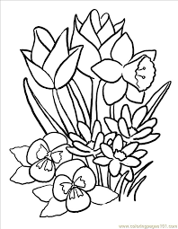Download and print these large coloring pages for free. Springblooms Big Coloring Page For Kids Free Flowers Printable Coloring Pages Online For Kids Coloringpages101 Com Coloring Pages For Kids