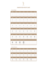 Diamond Sizes Weight Chart Edit Fill Sign Online Handypdf