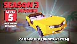 For the first time, the level 2 reward is now a rocket fuel refill instead of ten c4s, and furniture items are part of the rewards. Seasons Jailbreak Wiki Fandom