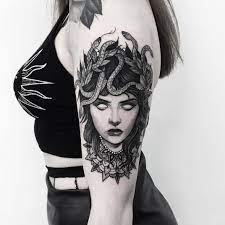 Pin By Trans Rights On I N K Medusa Tattoo Medusa Tattoo Design Girl Tattoos