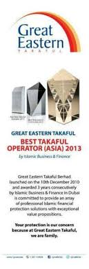 Uncover why great eastern takaful berhad is the best company for you. Great Eastern Takaful Best Operator Asia 2013 Berunding Dengan Saya