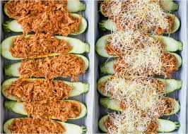Easy Chicken Enchilada Zucchini Boats Gluten Free 30min Dinner Idea