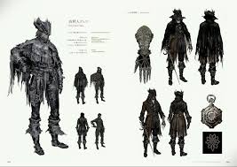 Bloodborne Concept Art Djura Ashen Hunter Attire Concept Art Bloodborne Concept Art Bloodborne Art Concept Art
