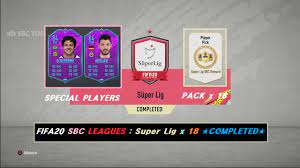 Learn tournament draw, standings, calendar, and all the things about the tournament at scores24.live! Fifa20 Sbc Leagues Super Lig X 18 Completed Youtube