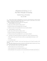 Fundamental Counting Principle Worksheet 25 The Fundamental Counting Principle Worksheet Answers In 2020 Worksheets Worksheet Template Principles