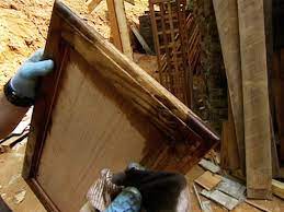 Sanding kitchen cabinets before staining. How To Stain Wood Kitchen Cabinets Diy