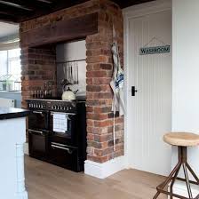 15 Cool Kitchen Design With Exposed Brick Walls Brick Kitchen Kitchen Design Rustic Country Rustic Kitchen Design