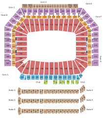 ford field seating chart detroit