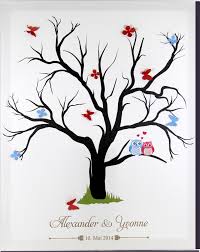 Fingerprint Hochzeit Fingerabdruck Leinwand Fingerabdruck Baum Hochzeit Baum Hochzeit