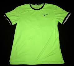 Black And Green Nike T Shirt Nike Court Dri Fit Tennis Crew Shirt Mens L Ghost Green Black White Nike Activewearshortsleeve Crew Shirt Mens Shirts Green Black S
