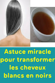 Astuce Miracle Pour Transformer Les Cheveux Blancs En Noirs Cheveux Blancs Coloration Naturelle Cheveux Astuces Pour Cheveux Blancs