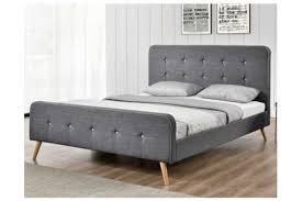 Tous nos modèles de lits modernes 160 cm sont élégants, fonctionnels, intelligents et, surtout, abordables dans le prix. Lit Scandinave 160x200 Gris Avec Tete De Lit Capitonnee Relaxation Bed Headboard Design Headboards For Beds New Beds