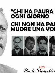 Sono passati 27 anni dalla strage di via d'amelio dove persero la vita anche cinque agenti della polizia di stato. Ccnddu Ricorda Paolo Borsellino E Strage Di Via D Amelio Importante Potenziare Il Tema Della Legalita Nelle Scuole Di Lecce