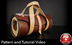 Pdf document that you can download on your computer. Round Leather Bag Pattern Leather Diy Pdf Download Etsy