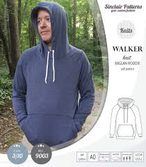 Walker classic raglan hoodie for men (PDF)