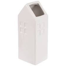 Vase Maison En Ceramique Blanche H21 Maisons Du Monde Ceramiques Blanches Ceramique Vase