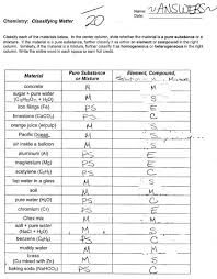 Also explore over 438 similar quizzes in this category. 26 Classification Of Matter Worksheet Answers Worksheet Project List