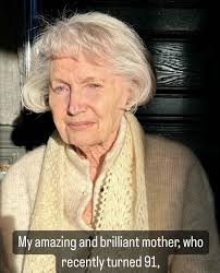 Just lost my amazing and truly extraordinary mum❤️. She meant the world to  me. We loved discussing world views, and she stayed up-to-date until the  day she quietly passed away. I'm so