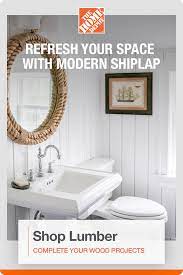 Complete Your Projects With The Right Lumber And Accessories From The Home Depot Laundry Room Renovation Modern Shiplap Cottage Makeover