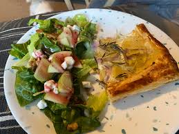 Preparation cook potatoes in large pot of boiling salted water until tender, about 30 minutes. Fall Food Is The Best Food Onion Leek And Potato Tart With Apple Walnut And Goat Cheese Salad Vegetarian
