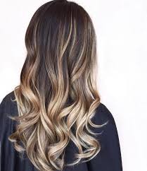 Loose Waves On Dark Brown Hair With Blonde Highlights Seen From The Back And Worn By Woma In 2020 Brown Hair With Blonde Highlights Brown Blonde Hair Blonde Highlights