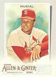 2018 panini diamond kings baseball autographs / relics Amazon Com 2020 Topps Allen And Ginter 131 Stan Musial St Louis Cardinals Mlb Baseball Card Nm Mt Collectibles Fine Art