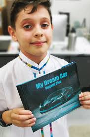 11-year-old writes book about Bugatti supercar