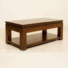 Model meja tamu juga dapat disesuaikan dengan permintaan konsumen mulai dari model bundar, oval, segi empat atau segi panjang. Meja Tamu Kayu Jati Minimalis Rajajepara Com