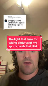 Replying to @toronto.maple.leaf_fan light that I use for taking pictures of  my sports cards #sportscards