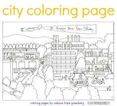 City Coloring Page Coloring Pages Coloring Book Pages Heart For Kids