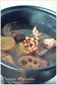 Cuisine Paradise Singapore Food Blog Recipes Reviews And Travel Yacon And Lotus Roots Peanut Soup Herbal Chicken Soup Delicious Soup Peanut Soup