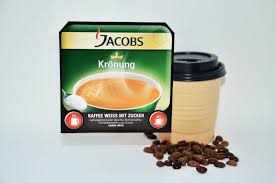 Now you can enjoy the deliciously unique taste of jacobs krönung from your own tassimo. Klix Jacobs Kronung Weiss Mit Zucker Standardgrosse Dk04 Koch24shop De